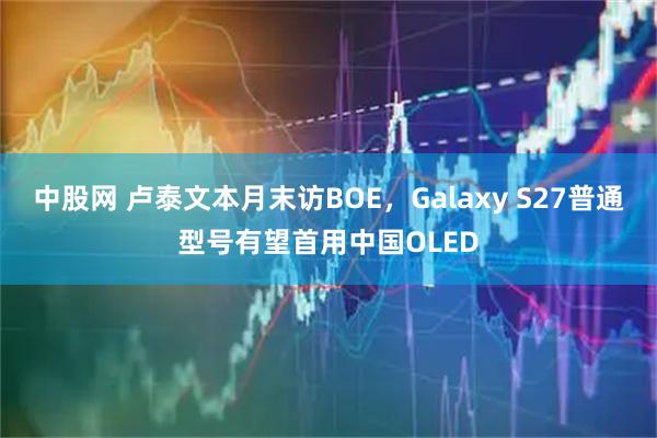 中股网 卢泰文本月末访BOE，Galaxy S27普通型号有望首用中国OLED